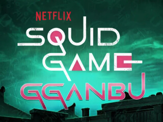 Il logo della slot Squid Game Ggangbu