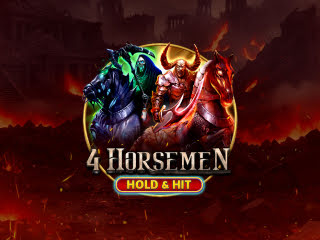 Il logo della slot 4 Horsemen Hold & Hit