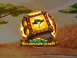 Il logo della slot Book of Savannah's Queen