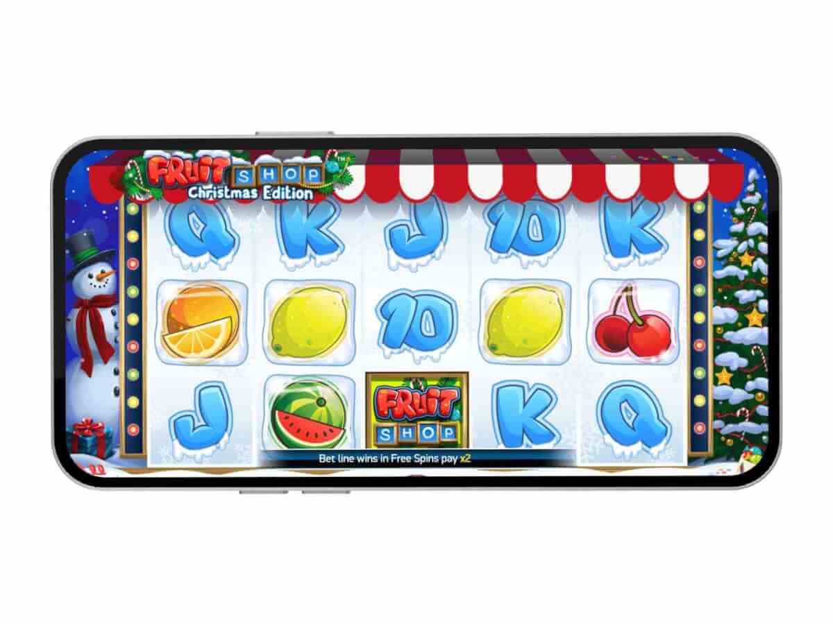 La slot mobile Fruit Shop Christmas Edition