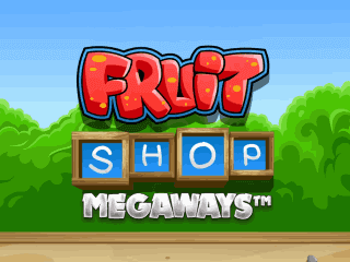 Il logo della slot Fruit Shop Megaways