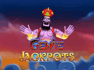 Il logo della slot Genie Jackpots Megaways