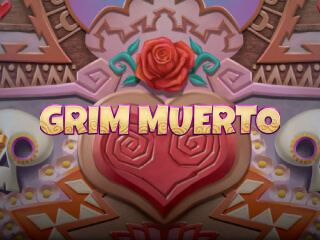 Il logo della slot Grim Muerto