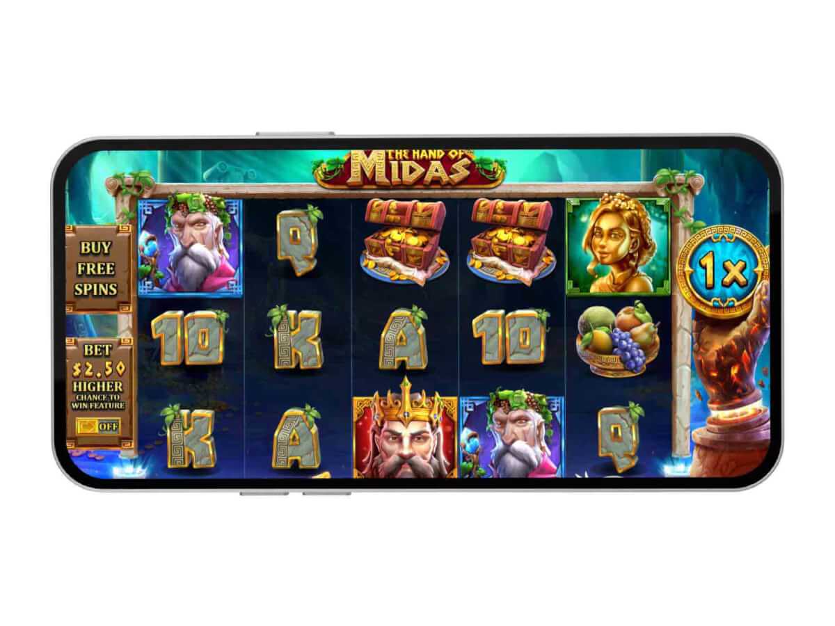 La slot mobile The Hand of Midas