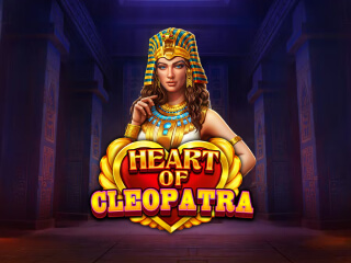 Il logo della slot Heart of Cleopatra