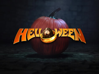 Il logo della slot Helloween