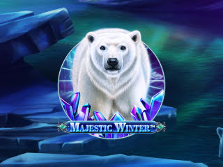 Il logo della slot Majestic Winter