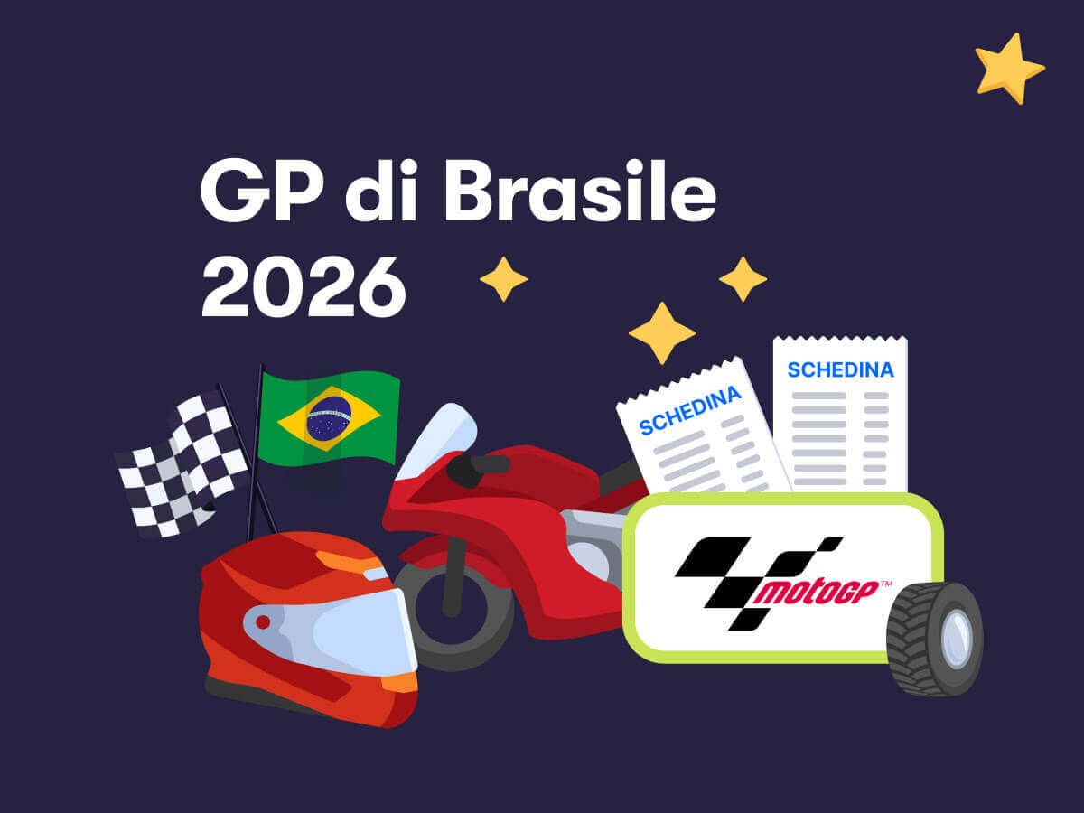 Gran Premio del Brasile 2026, il logo della MotoGP, una moto, un casco, la bandiera del Brasile