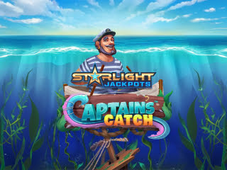 Il logo della slot Starlight Jackpots Captains Catch