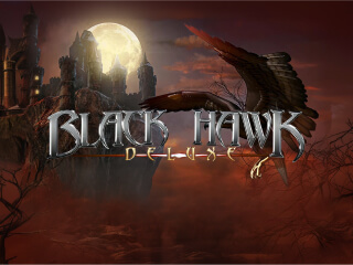 Il logo della slot Black Hawk Deluxe