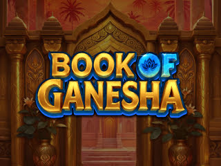 Il logo della slot Book of Ganesha