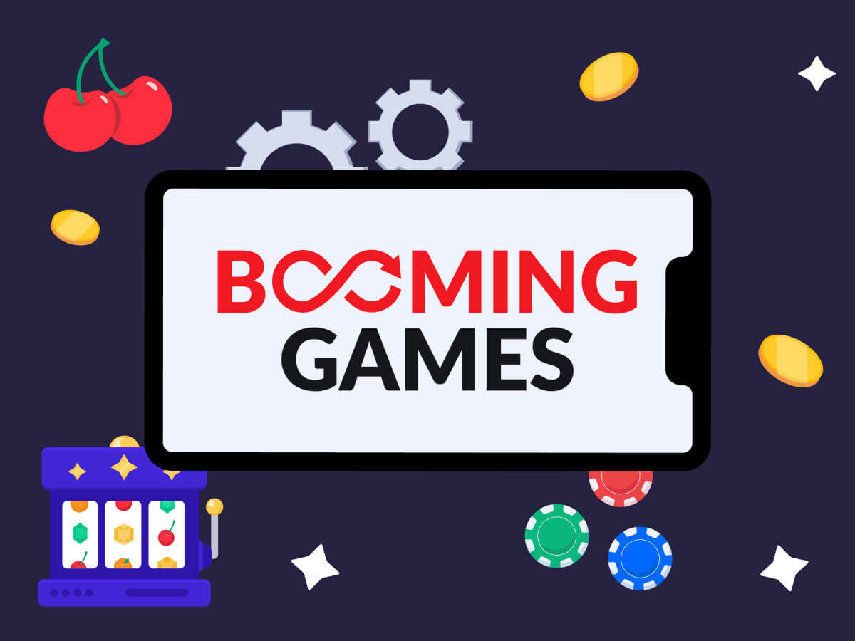 Il logo del provider di software per casinò Booming Games