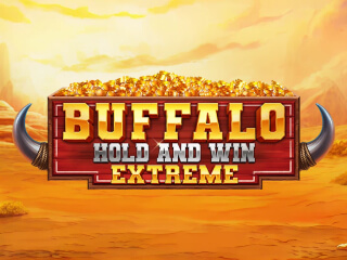Il logo della slot Buffalo Hold And Win Extreme