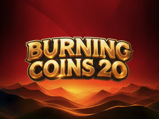 Il logo della slot Burning Coins 20