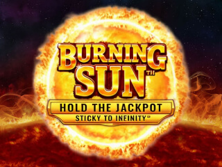 Il logo della slot Burning Sun