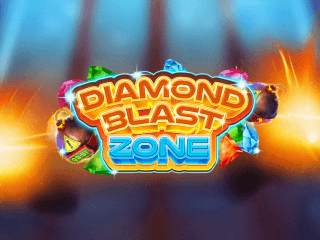Il logo della slot Diamond Blast Zone