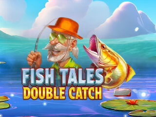 Il logo della slot Fish Tales Double Catch