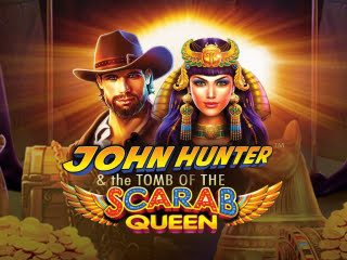 Il logo della slot John Hunter and the Tomb of the Scarab Queen