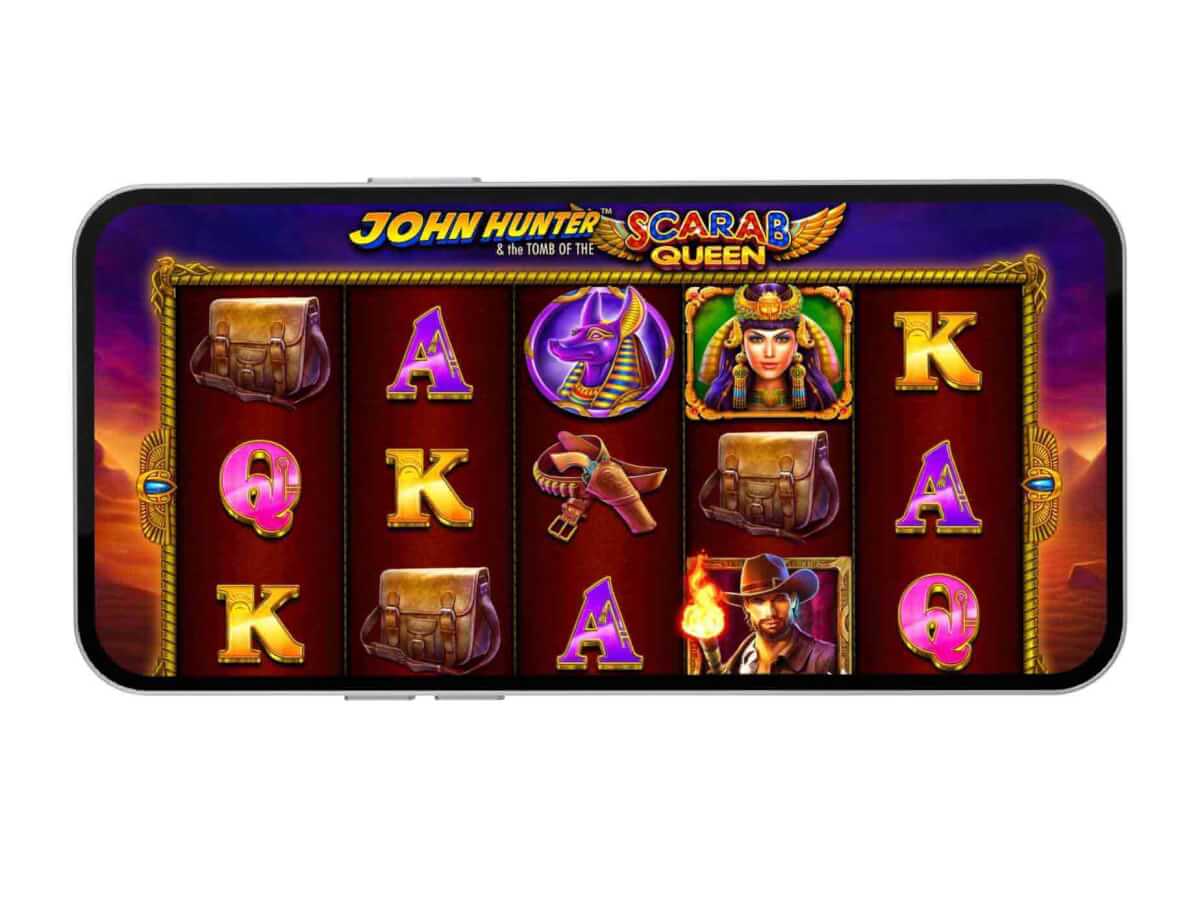 La slot mobile John Hunter and the Tomb of the Scarab Queen