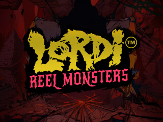 Il logo della slot Lordi Reel Monsters