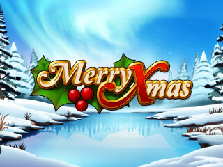 Il logo della slot Merry Xmas