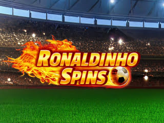 Il logo della slot Ronaldinho Spins