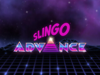 Il logo della slot Slingo Advance