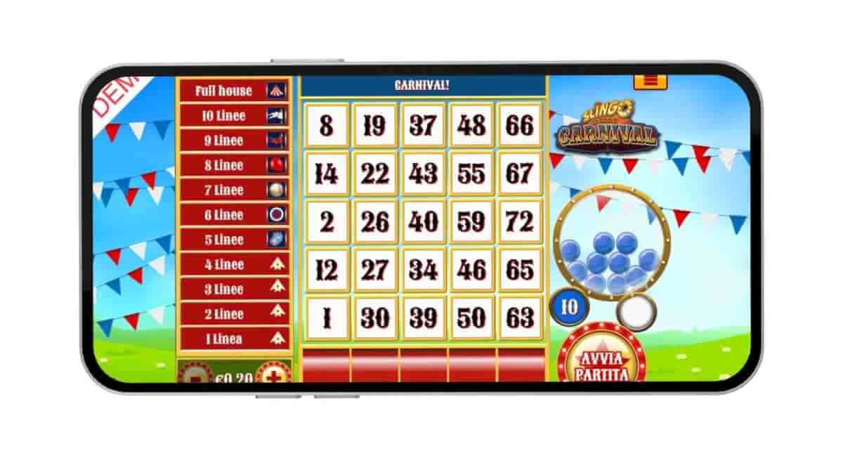 Slingo Carnival mobile