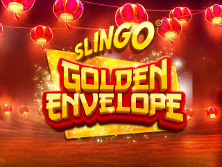 Il logo della slot Slingo Golden Envelope