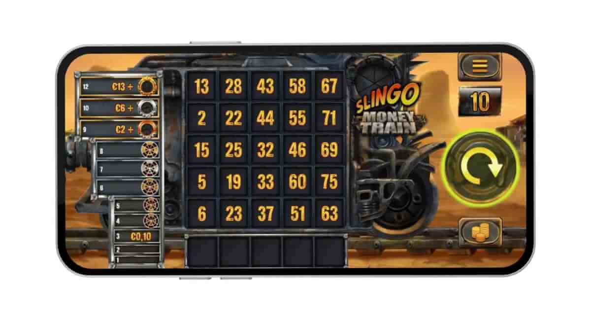 Slingo Moneytrain mobile