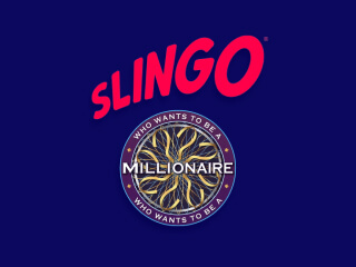 Il logo della slot Slingo Who Wants To Be a Millionaire