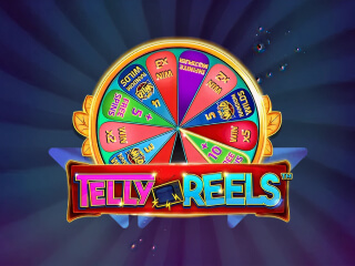 Il logo della slot Telly Reels