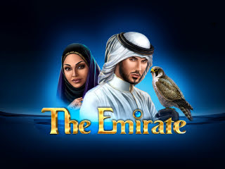 Il logo della slot The Emirate