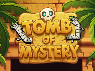 Il logo della slot Tomb of Mystery