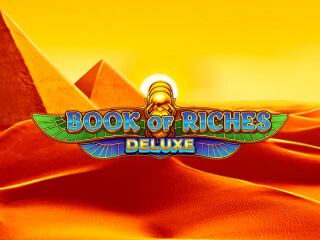 Il logo della slot Book of Riches Deluxe