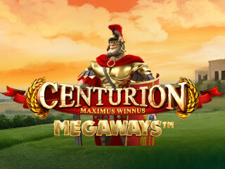 Il logo della slot Centurion Megaways