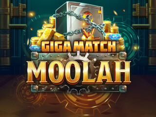 Il logo della slot Giga Match Moolah