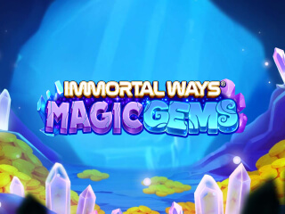 Il logo della slot Immortal Ways Magic Gems