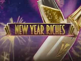 Il logo della slot New Year Riches