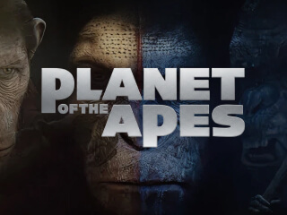 Il logo della slot Planet of the Apes