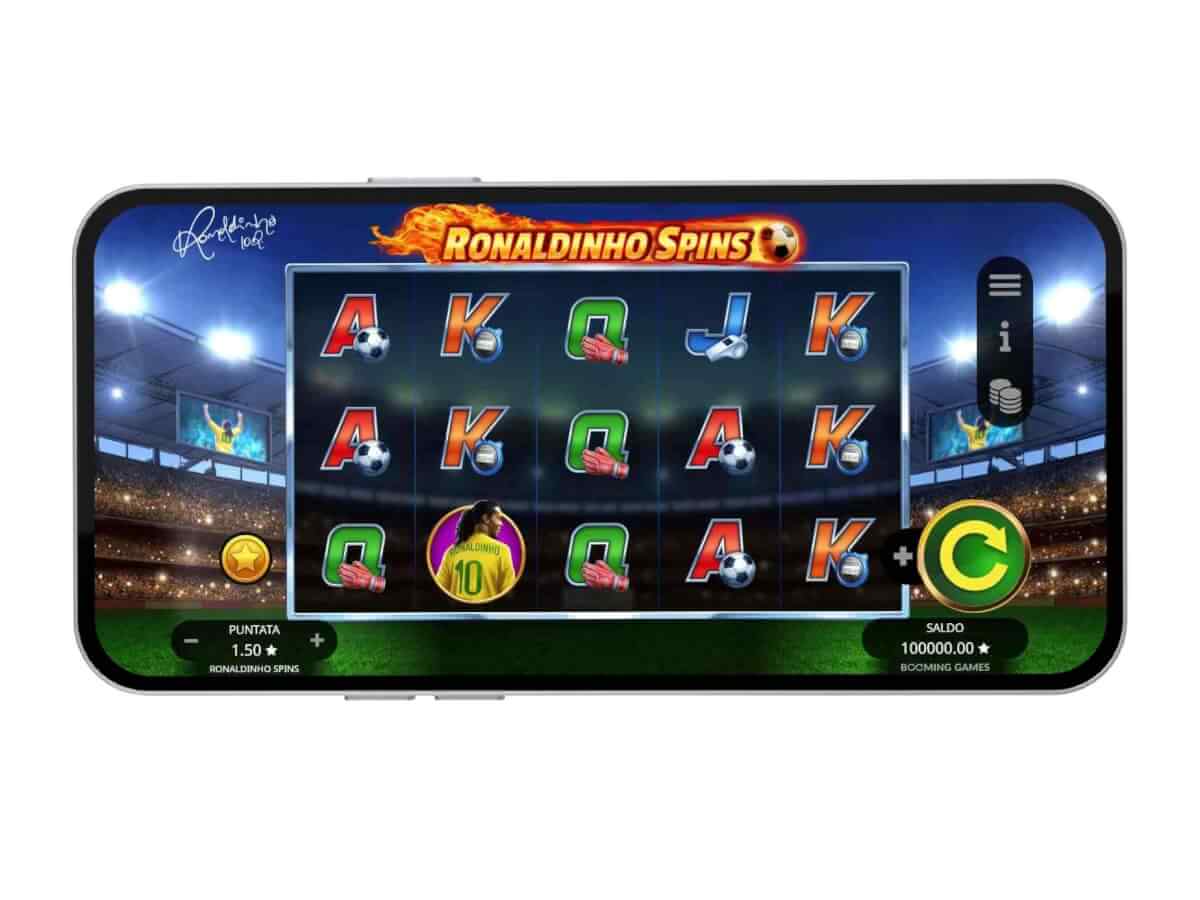La slot mobile Ronaldinho Spins