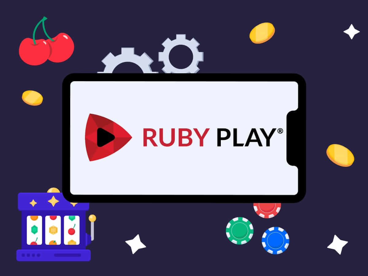 Il logo del provider di software per casinò RubyPlay