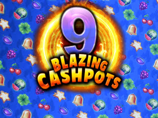 Il logo della slot 9 Blazing Cashpots