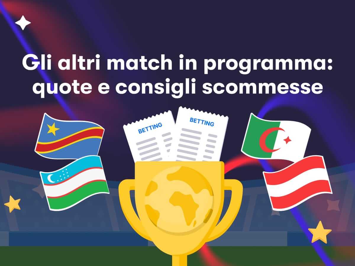 Gli altri match in programma: quote e consigli scommesse