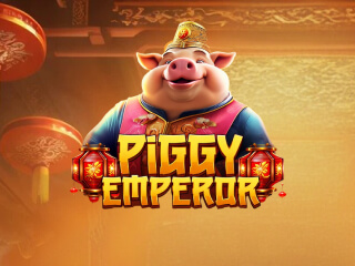 Il logo della slot Piggy Emperor