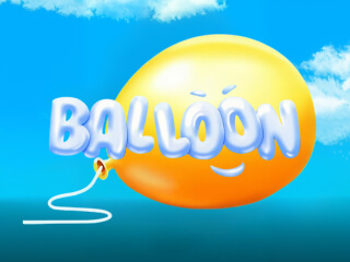 Il logo della slot Balloon