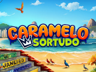 Il logo della slot Caramelo Sortudo