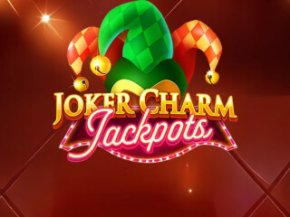 Il logo della slot Joker Charm Jackpots
