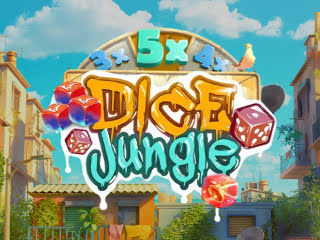 Il logo della slot Dice Jungle