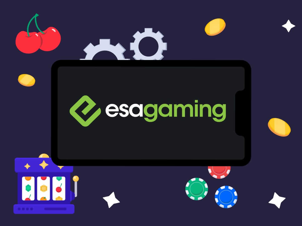 Il logo del provider per software casinò ESA Gaming